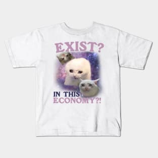 Cat Meme Shirt | Sad Cat Meme Shirt | Crying Cat Meme Shirt | Cat Shirt | Meme Culture Shirt | Millennial Humor Shirt | Gen Z Humor Kids T-Shirt